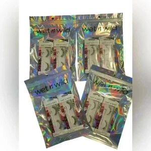 Wet n Wild faux eyelashes and glue. Shutter shock. New in box. 8 sets total